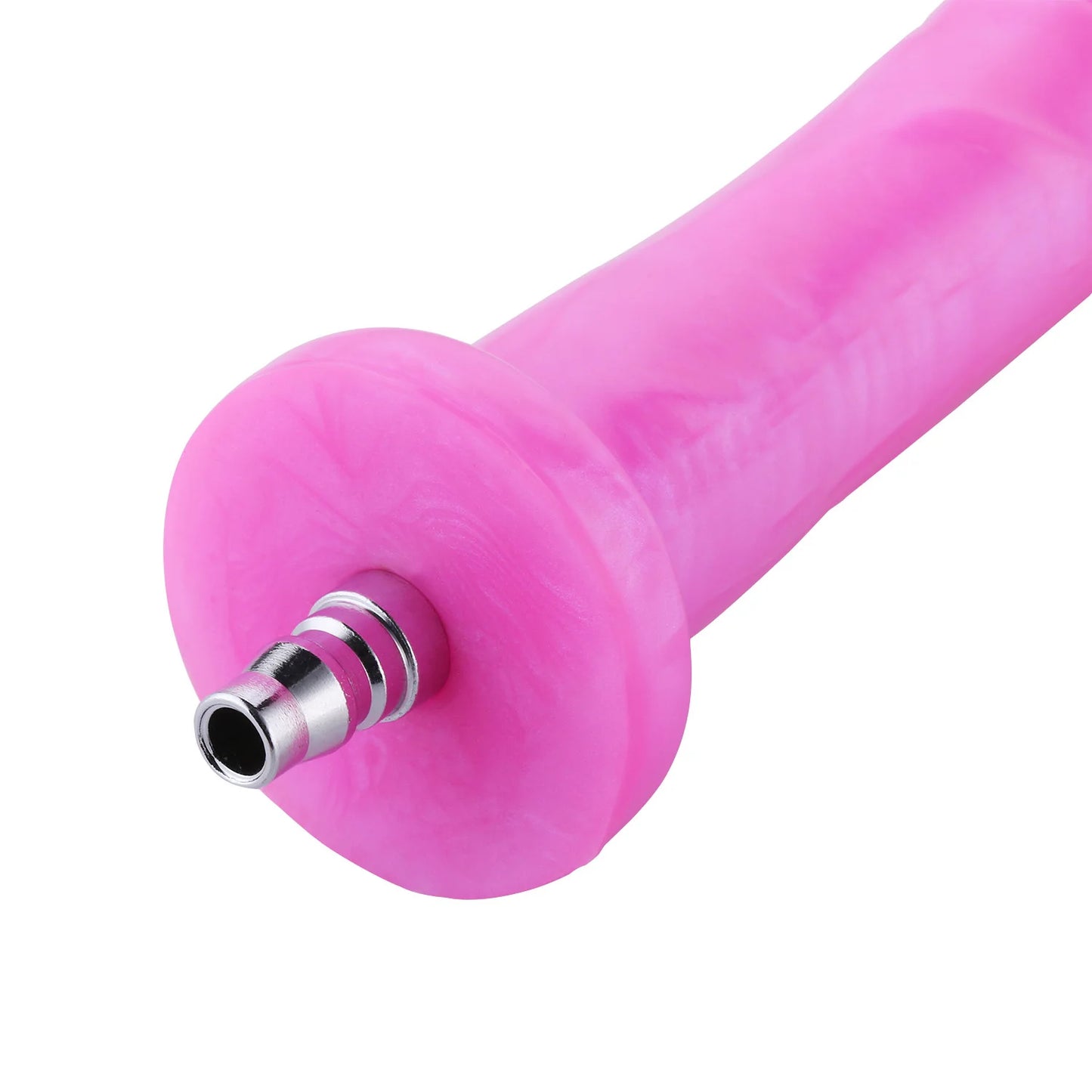 Taboo Toys Anal & Vaginal Medical Silicone Dildo Pink with QAC