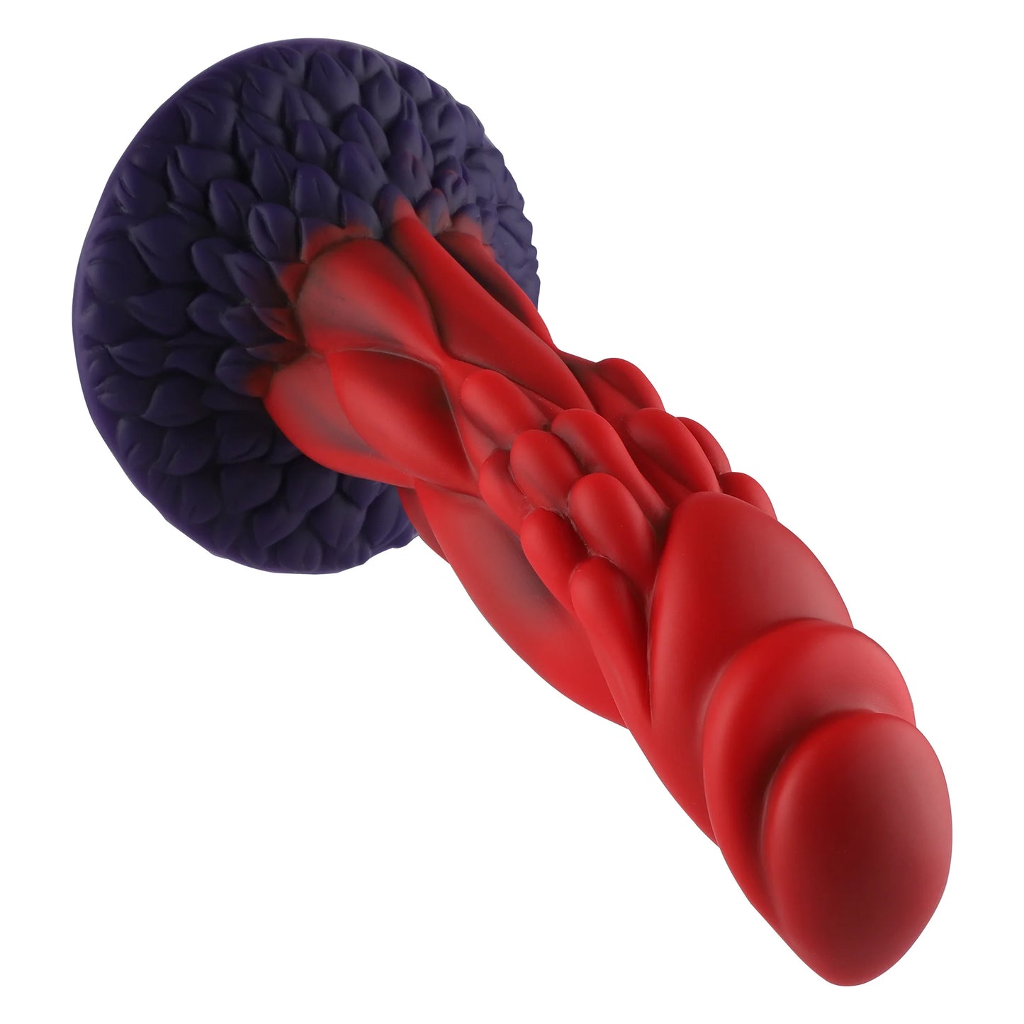 Wildolo Fantasy Zuignap Dildo Nesbu - 21 cm, Rood | Realistische Siliconen Vibrator Speeltje voor Intense.