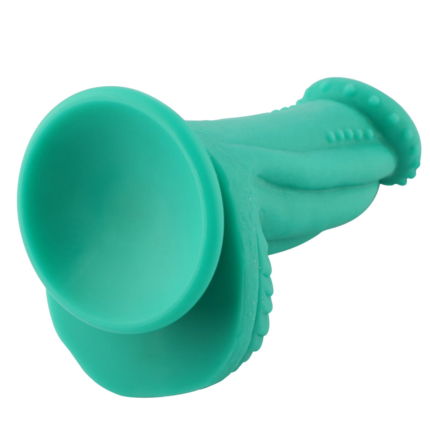 Fairy Fantasy Silicone Suction Cup Dildo Green 20 cm - Realistic Design, Hands-Free Use, Premium.