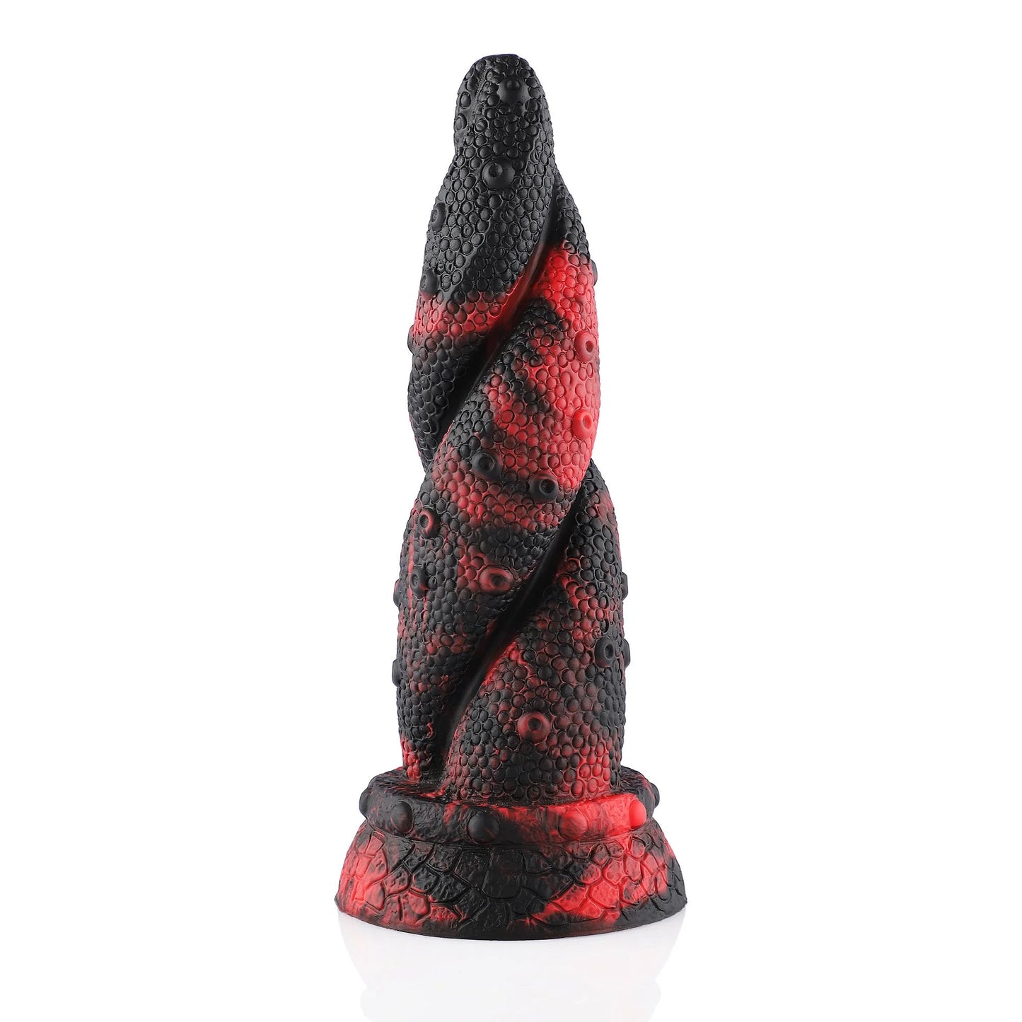 Fantasy Monster Dildo With Suction Cup 21 cm Braid Snake - Realistic Silicone Toy for Intense.