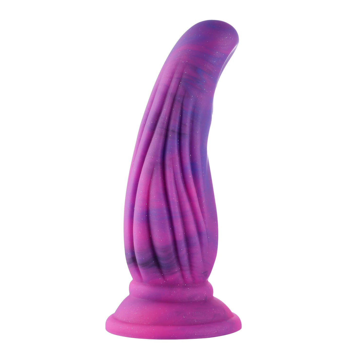 25 cm Flexible Anal Dildo with Powerful Suction Cup | Taboo Toys Melon Ribbed Silicone Toy for Intense.