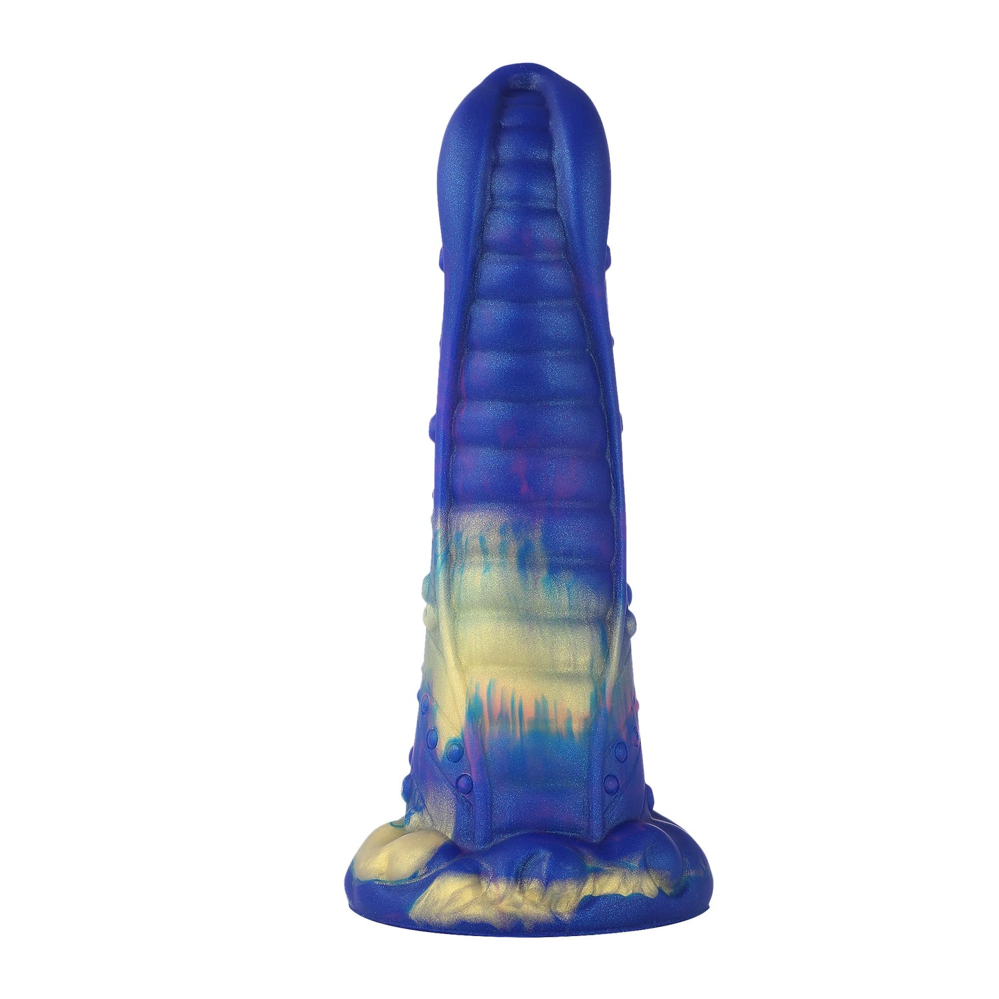 21 cm Blue Tongue Monster Dildo with Suction Cup | Textured Silicone | Fast Shipping