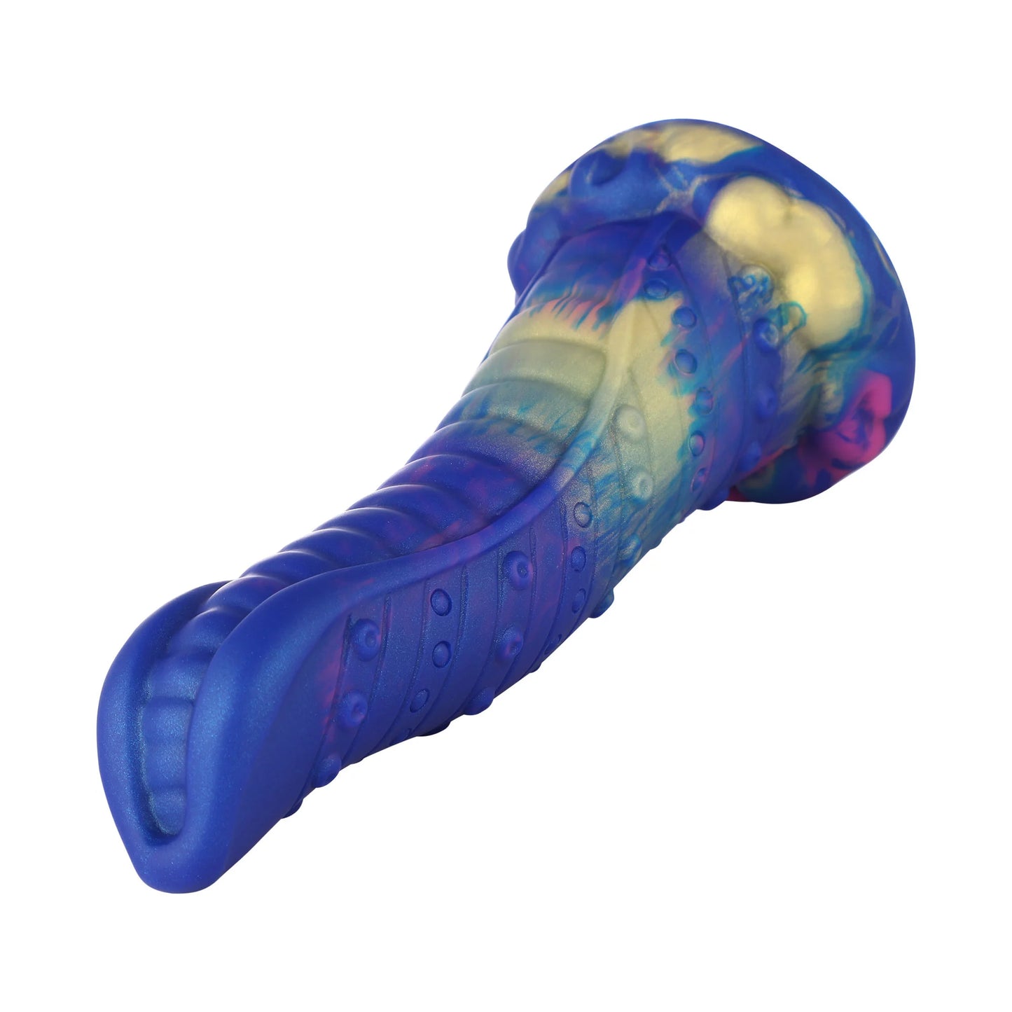 21 cm Blue Tongue Monster Dildo with Suction Cup | Textured Silicone | Fast Shipping