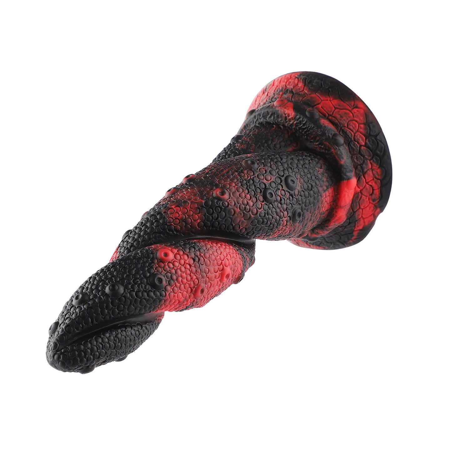 Fantasy Monster Dildo With Suction Cup 21 cm Braid Snake - Realistic Silicone Toy for Intense.
