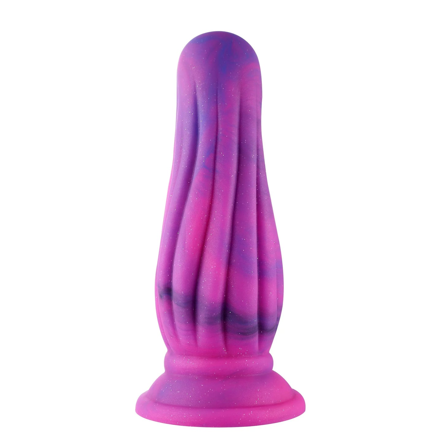 25 cm Flexible Anal Dildo with Powerful Suction Cup | Taboo Toys Melon Ribbed Silicone Toy for Intense.