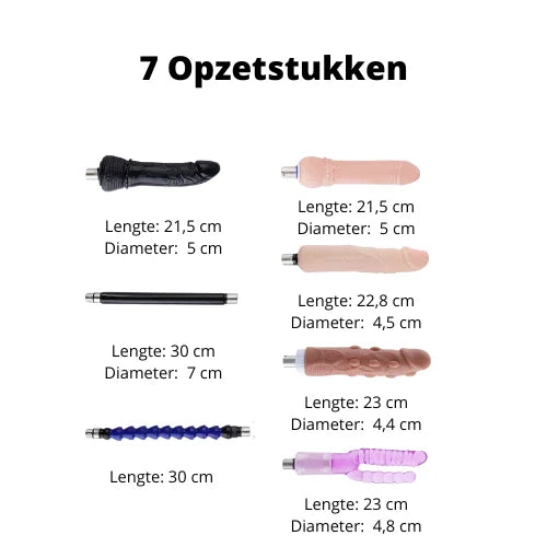 Auxfun® Basic Sex Machine Package Brooklyn For him and her