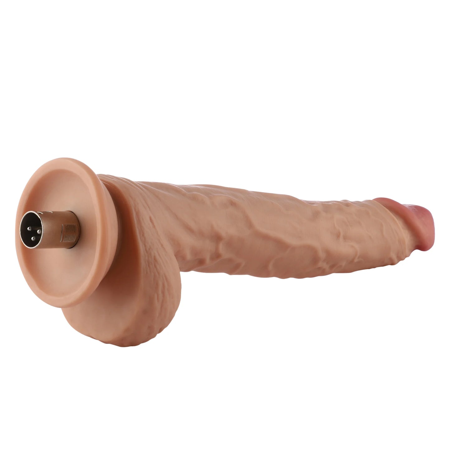 Dildo 3XLR for Auxfun Basic Sex Machine Beige 26.5 cm