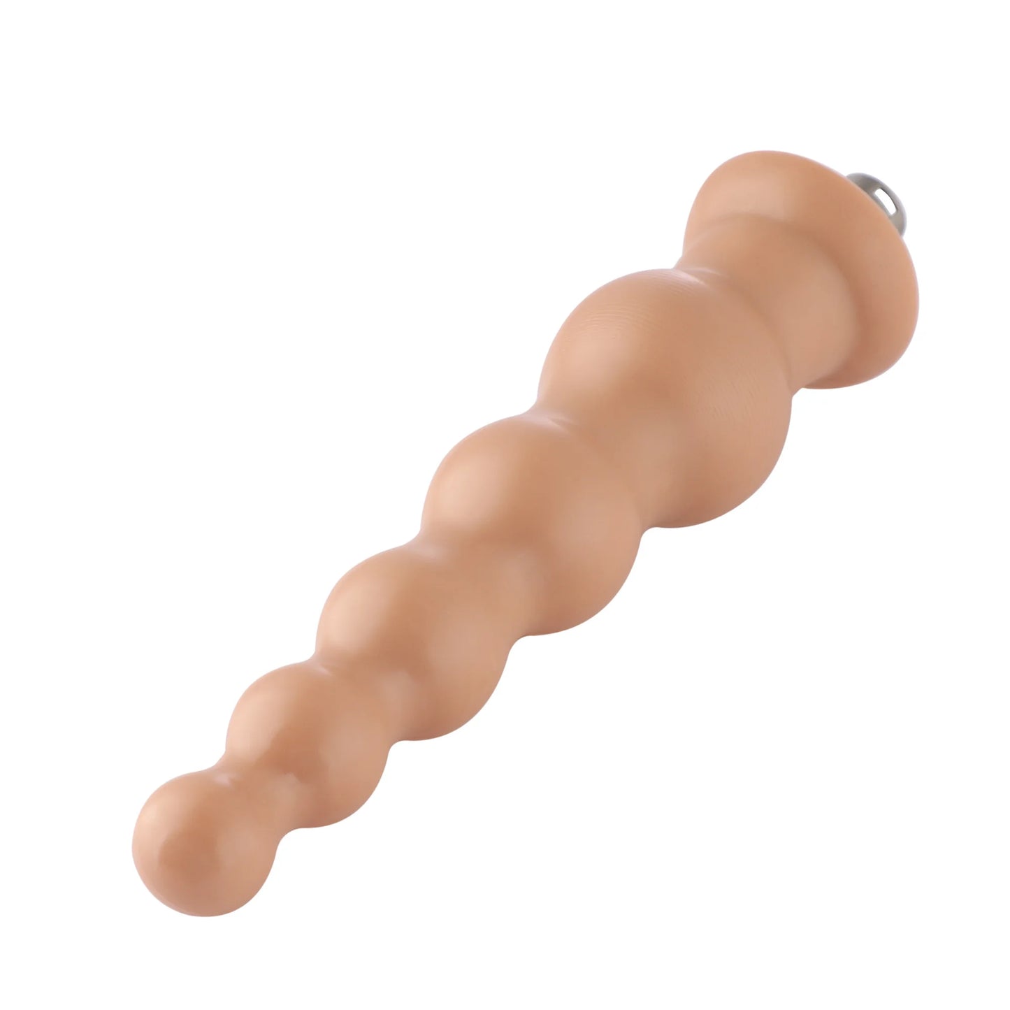 Ribbed Dildo 3XLR for Auxfun Basic Sex Machine Beige 21 cm