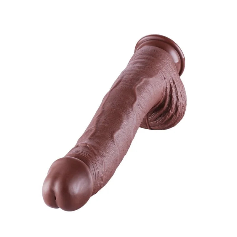 BrownZilla Mega XXL 31 cm Suction Cup Dildo - Ultimate Stimulation & Hands-Free Pleasure for.