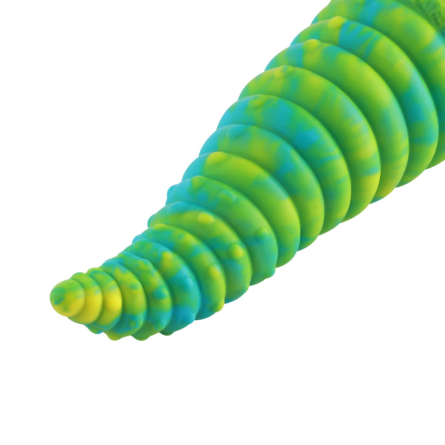 24cm Glow in the Dark Silicone Anal Suction Cup Dildo - Realistic Design for Hands-Free Pleasure