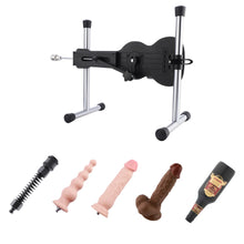 Sex Machine – 3 Dildos, Pocket Pussy & Spring Adapter, Wireless