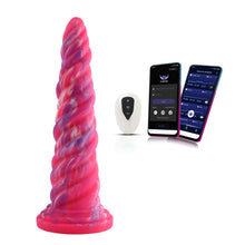 Premium Silicone Anal Dildo with Unique Design, Vibration - Hands-Free Pleasure - 25 cm