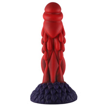 Wildolo Fantasy Suction Cup Dildo Nesbu - 21 cm, Red | Realistic Silicone Vibe Toy for Intense.