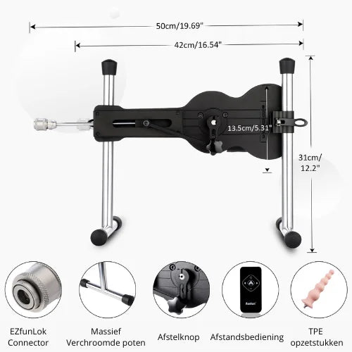 Unique Ukulele Sex Machine – Adjustable, Powerful & 3 Attachments