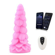 Glow in the Dark Fantasy Dildo 21 cm with Vibration and Suction Cup | Remote Control and App, 10.