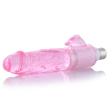 Dildo Pink with Clitoris Stimulation 3XLR Connector for the Auxfun Basic Sex Machine