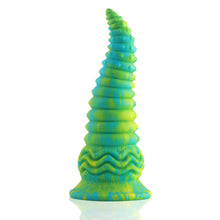 24cm Glow in the Dark Silicone Anal Suction Cup Dildo - Realistic Design for Hands-Free Pleasure